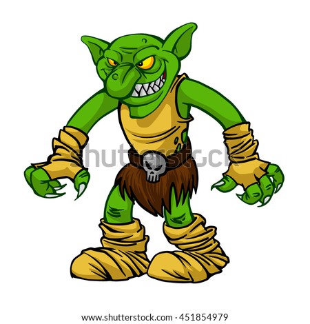 Goblin Troll Stock Vector 451854979 : Shutterstock