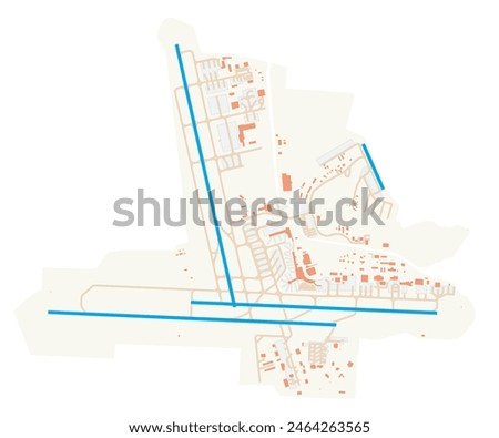 Map of Ted Stevens Anchorage International Airport (United States of America). IATA-code: ANC. Airport diagram with runways, taxiways, apron, parking areas and buildings. Map Data from OpenStreetMap.