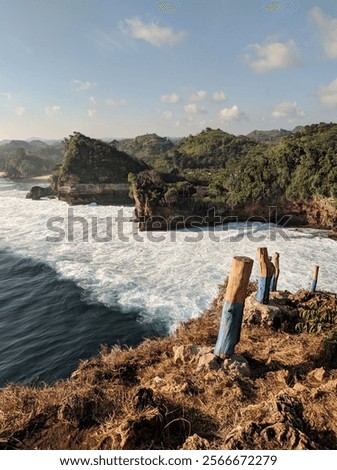 Image, Stock Photo cast shadow Ocean Island