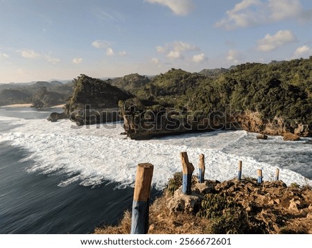 Similar – Image, Stock Photo cast shadow Ocean Island