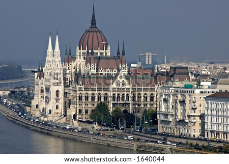 hungarian parliament. point of interest in hungary