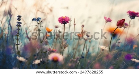 Similar – Foto Bild Wildblumenwiese Umwelt