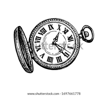Similar – Image, Stock Photo Antique mechanical pocket watch in a elderly womans wrinkled hands