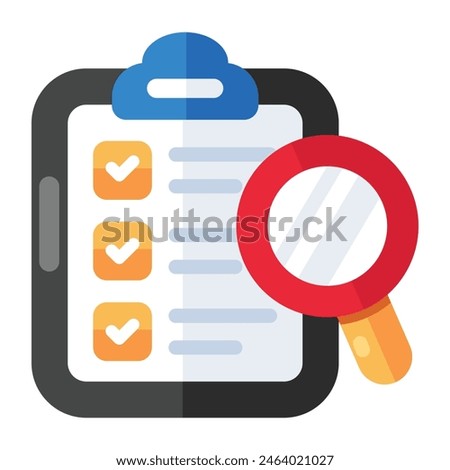 Perfect design icon of search list