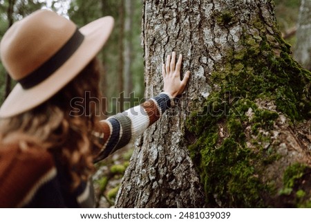 Similar – Image, Stock Photo Love of nature (opposites do look at each other)