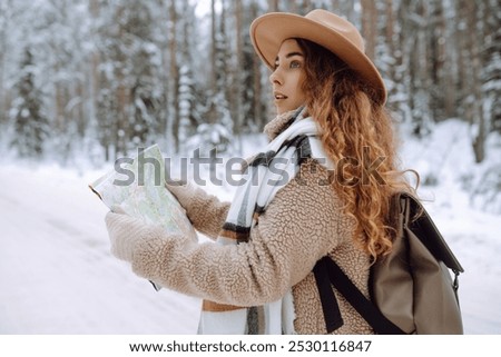 Similar – Foto Bild Route zwischen großen Bergen in Neuseeland