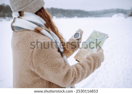 Similar – Foto Bild Route zwischen großen Bergen in Neuseeland