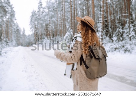 Similar – Foto Bild Route zwischen großen Bergen in Neuseeland