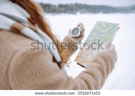 Similar – Foto Bild Route zwischen großen Bergen in Neuseeland