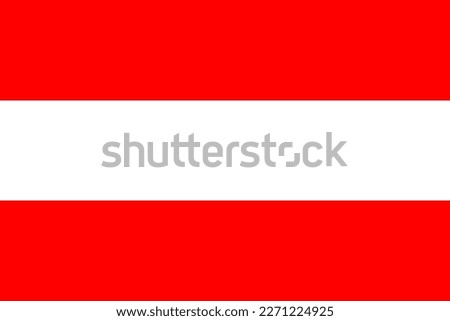 Vector image for Austria flag. 