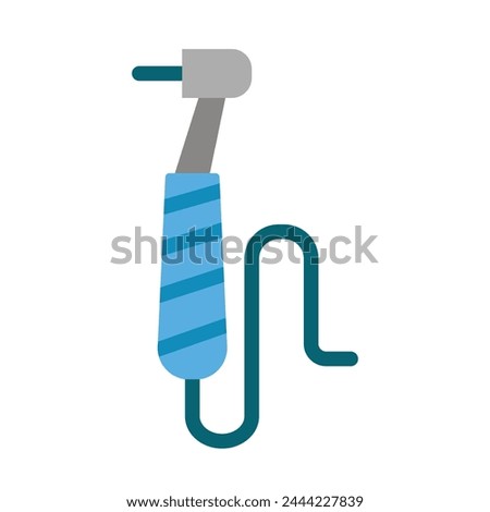 Dental Drill Vector Flat Icon