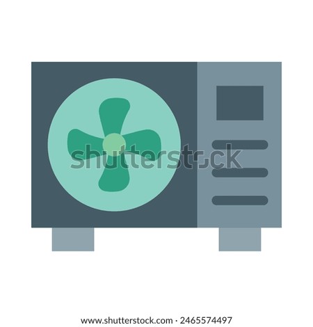 AC Outside Unit Flat Icon