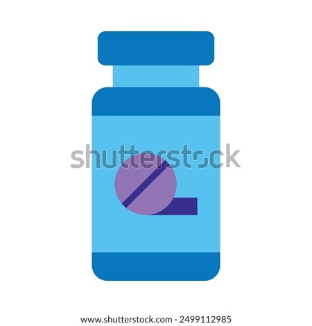 Aspirin Flat Icon Design For Personal nad Commercial Use