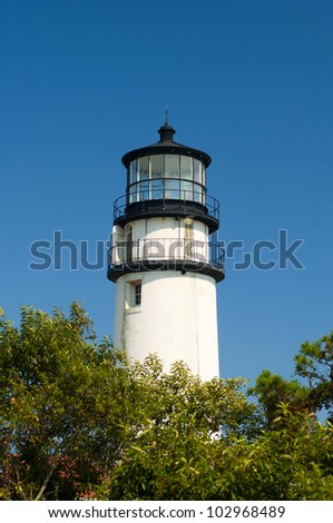 Highland Light Lighthouse in North Truro, Cape Cod, Maine, New England, USA, Highland Light Leuchtturm in Nord Truro, Cape Cod, Maine, Neu England, USA