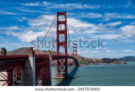 Image, Stock Photo Golden Gate Bridge Water