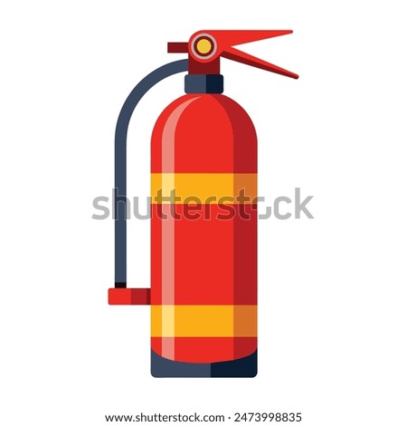 fire extinguisher isolated on white