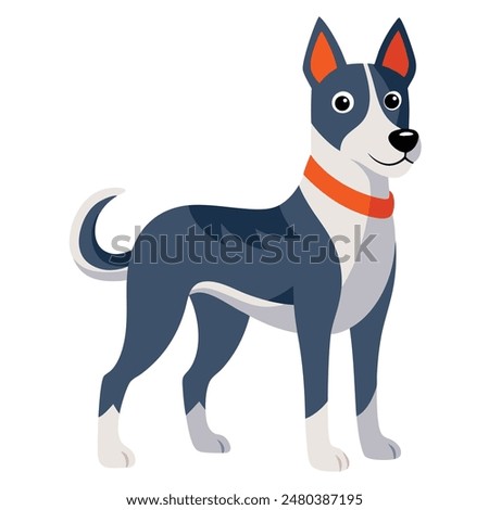 illustration of a max dog on white