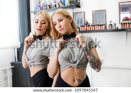 Talia Passionate Girl Chic Breast Tummy Posture