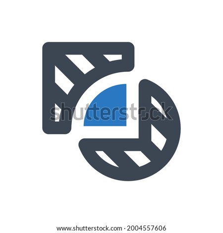 Pathfinder intersect icon. Vector EPS file.