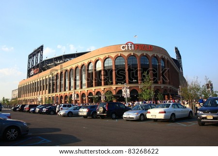 NEW YORK - JULY 28: Citi Field, home of the National League Mets, on July 28, 2010 in New York. Opened in 2009, it seats 41,800 baseball fans and cost $900 million.