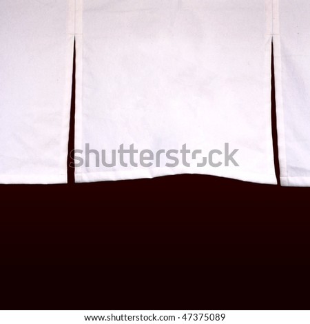 Shop curtain image of solid color
