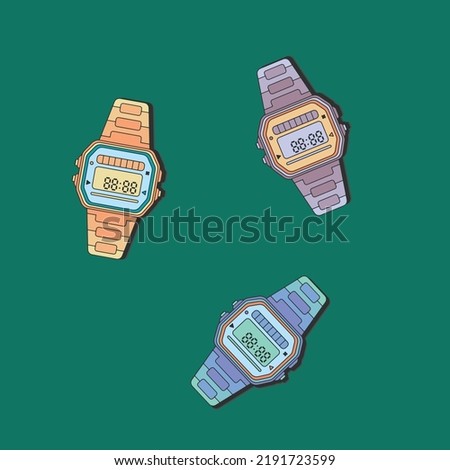 Casio Watches in three colors