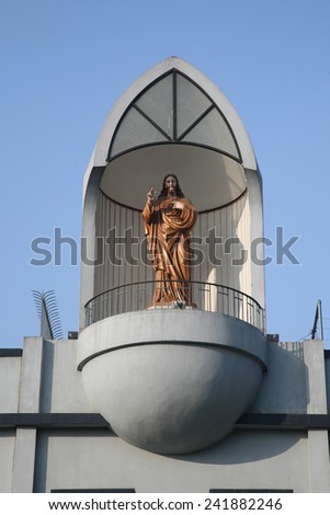 KOLKATA, INDIA - JANUARY 26: Sacred Heart of Jesus, Prem Dan, one of the houses established by Mother Teresa and run by the Missionaries of Charity in Kolkata, India on January 26, 2009.