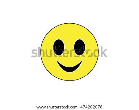 Smiley Face Stock Vector Illustration 474202078 : Shutterstock