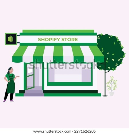 Creative Vector Design For Shopify Store