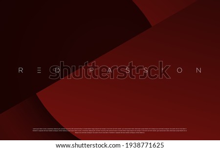 Red Passion abstract geometric background design. For cover design, book design, presentation template, website, poster, flyer, advertising, brochure, brand identity etc. Vector EPS 10