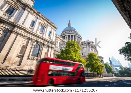 Similar – Image, Stock Photo Double St Pauls Cathedral