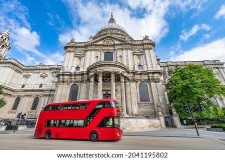 Similar – Image, Stock Photo Double St Pauls Cathedral