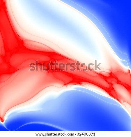 red-white-blue abstraction