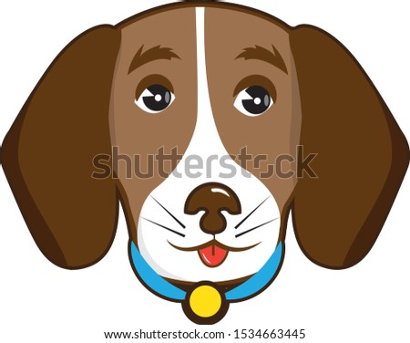 
 Nasıl telaffuz edildiğini öğrenin
vector dog on white background Stok fotoğraf © 