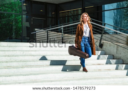 Similar – Image, Stock Photo Violin in violin case