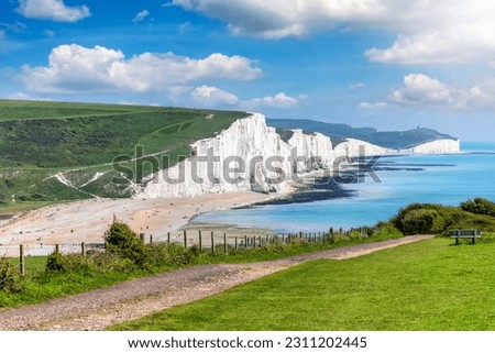 Similar – Image, Stock Photo Chalk cliffs on the island of Rügen.