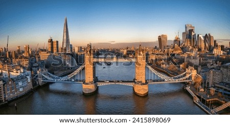 Similar – Image, Stock Photo Traffic on Tower Bridge.