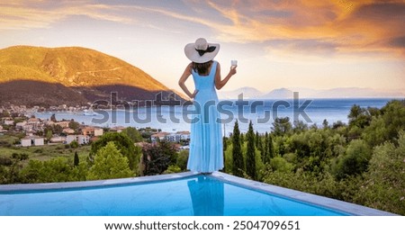 Similar – Image, Stock Photo Beautiful Lefkada island