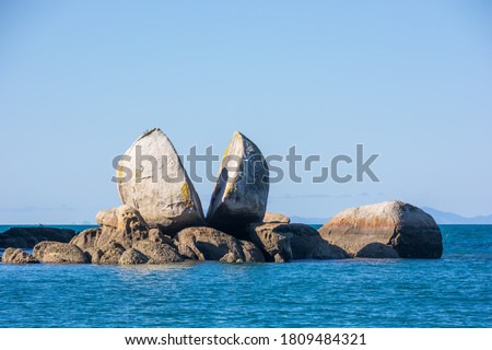 Similar – Image, Stock Photo #AS#Split Apple Rock