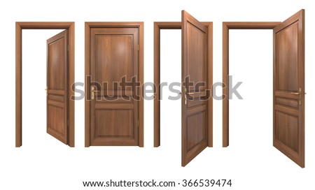 Similar – Image, Stock Photo Simple wooden door Door