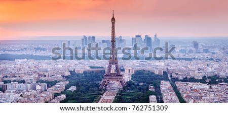 Similar – Image, Stock Photo Picturesque cityscape of Paris