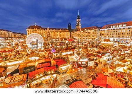 Similar – Foto Bild Altstadt Dresden mit einem Zipfel Frauenkirche