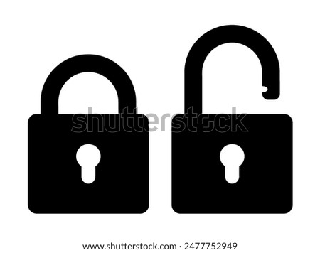 Similar – Image, Stock Photo Padlock