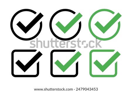 check mark icon vector .symbol, sign, yes, right