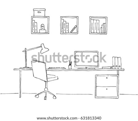 free linear office desk