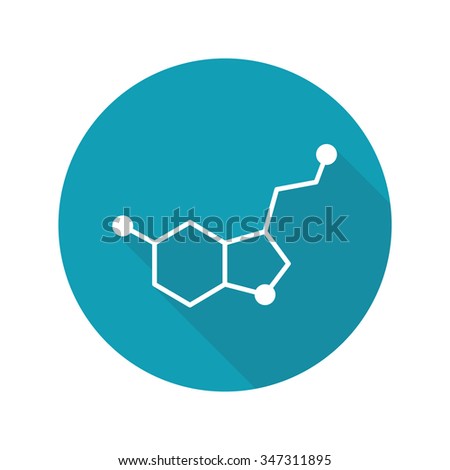 serotonin icon. vector illustration