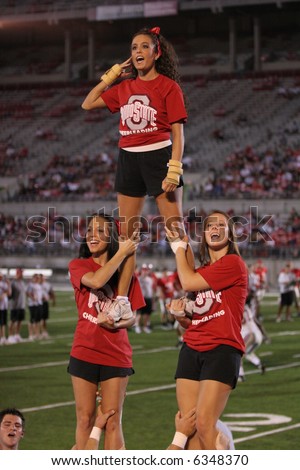 Ohio State College Football Cheerleaders