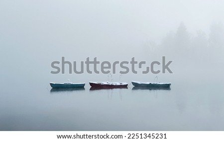 Similar – Image, Stock Photo The Staffelsee during a threatening storm in Seehausen near Murnau in the district of Garmisch-Partenkirchen in Upper Bavaria, photographed in classic black and white