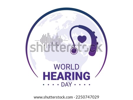 World Hearing Day Illustration to Raise Awareness on How to Prevent Deafness for Web Banner or Landing Page in Flat Cartoon Hand Drawn Templates