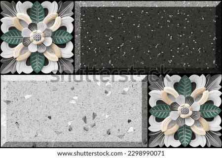 Multicolor Digital Wall Tile Decor For interior Home or Ceramic wall tile Design, Heavily Mixed Wall Art Decor For Home, wallpaper, linoleum, textile, web page background. - Illustration Сток-фото © 